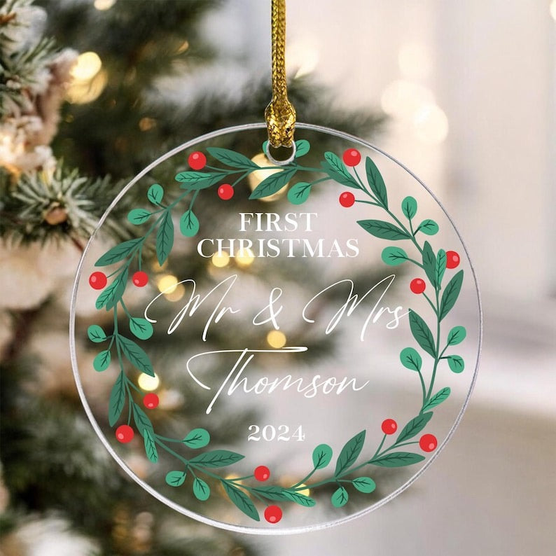 Personalized Christmas Ornament Gift