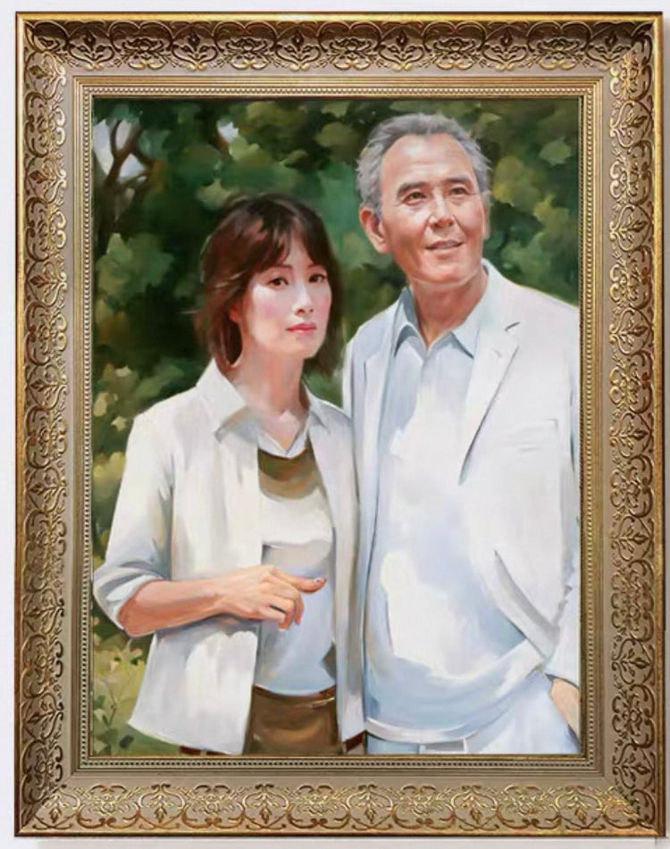 Custom Pet Portrait Art - Oil Painting