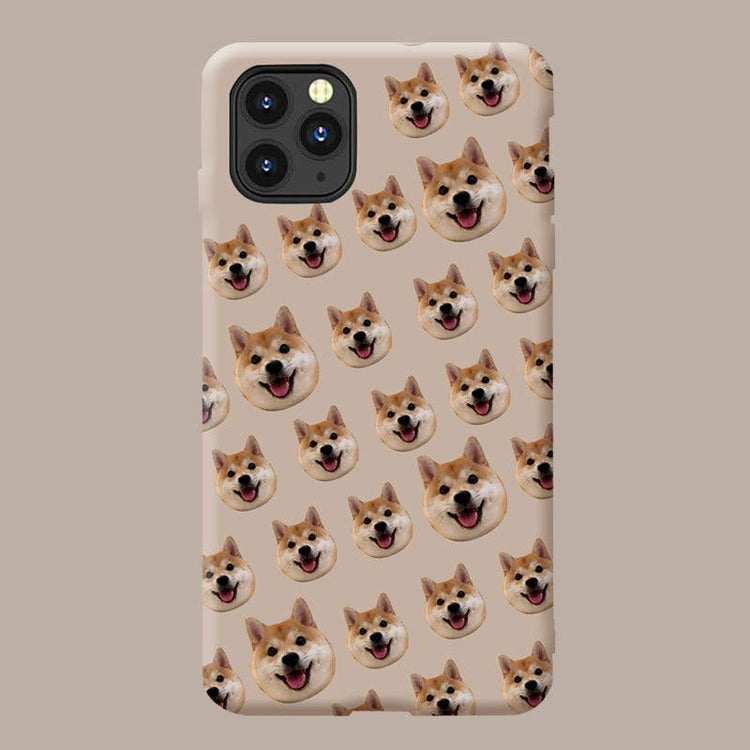 Custom Face Pattern Phone Case - Petomise NZ