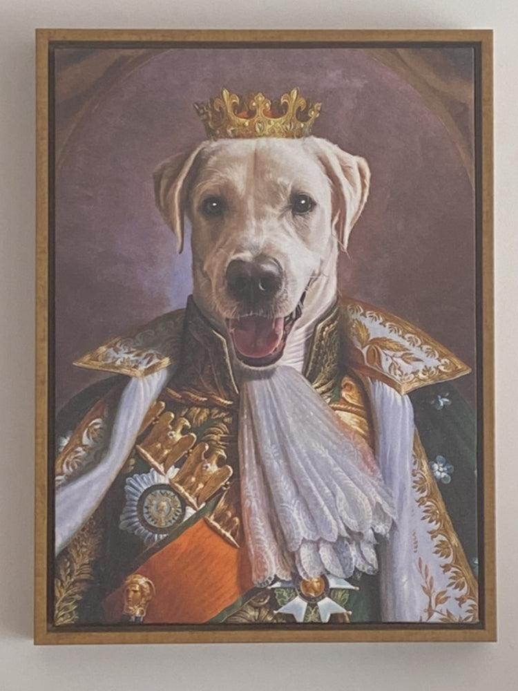Custom Pet Portrait Art - Vintage Royal Style - Petomise NZ
