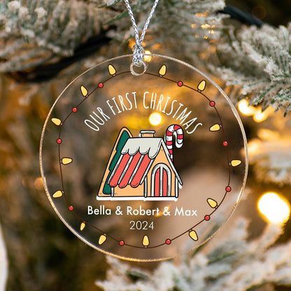 Custom Baby’s First Christmas Ornament