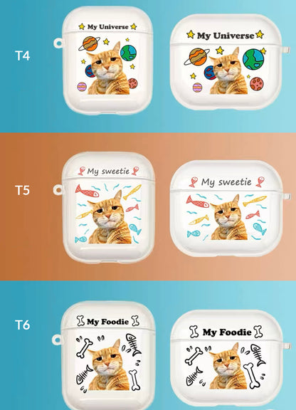 Cartoon pet AirPods case