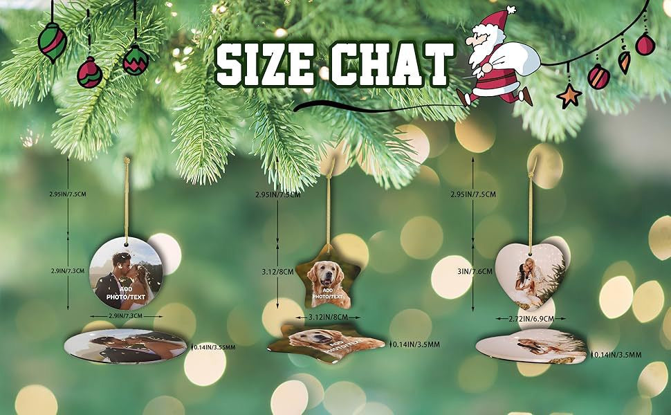 Heart-shaped ceramic ornament personalized with a name