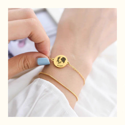 Custom Pet Memorial Bracelet Engrave name 