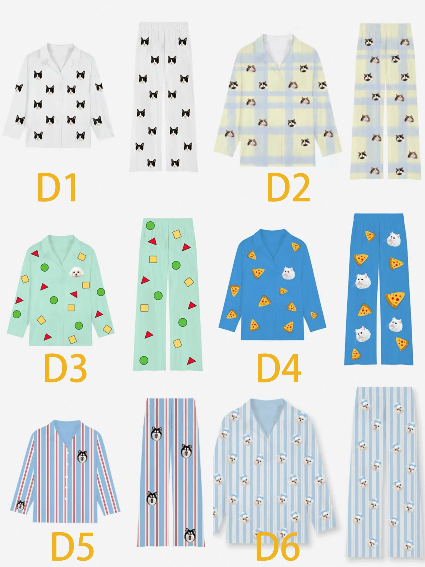 Custom design Milk Silk Pajama Set 