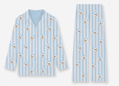 Custom design Milk Silk Pajama Set5