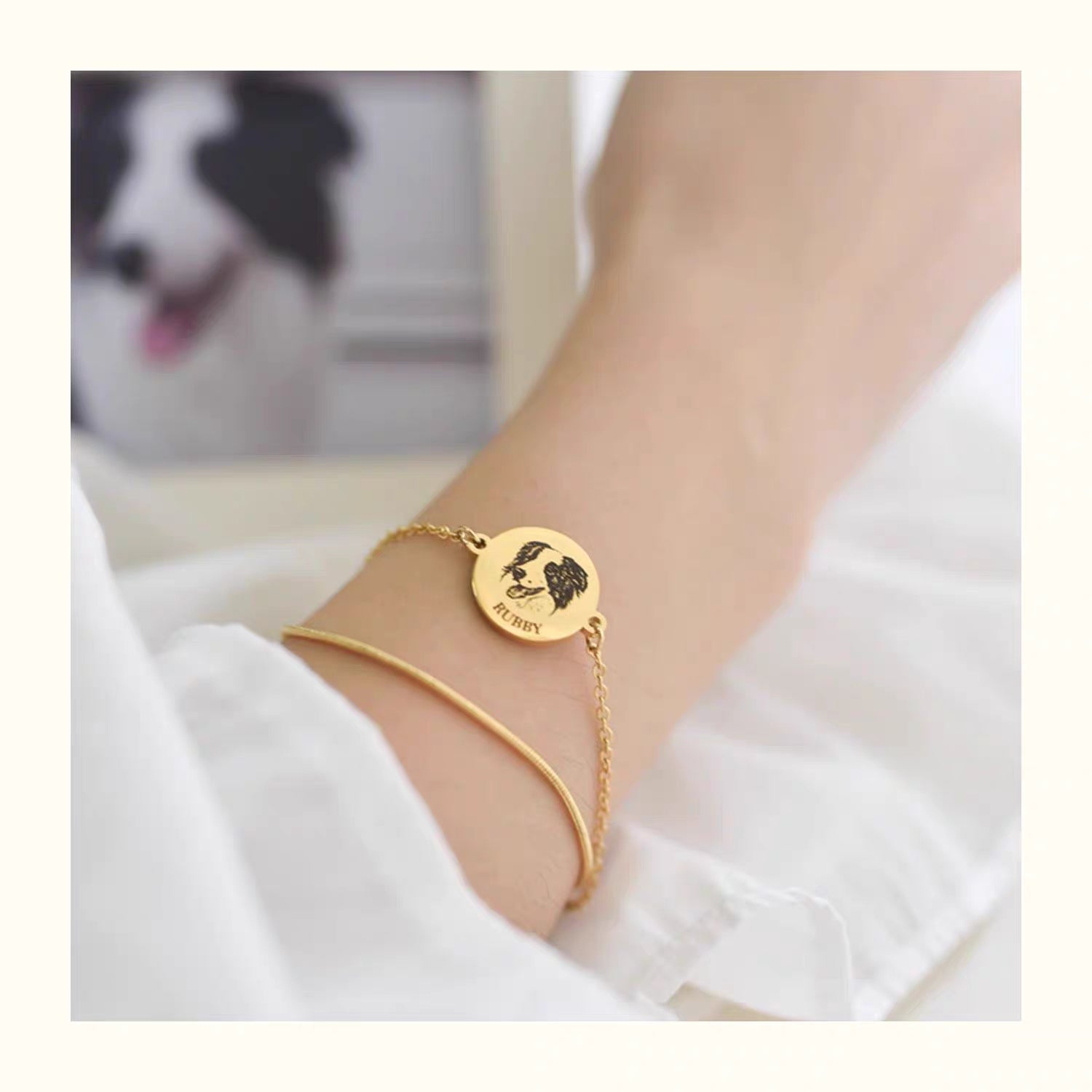 Custom pet locket jewelry