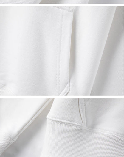 Double-lined hood with matching drawcord