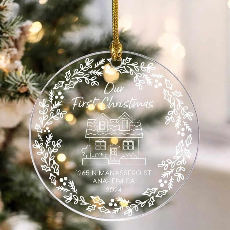 Custom Family Christmas Ornament