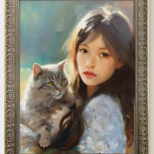 Custom Pet Portrait Art - Oil Painting