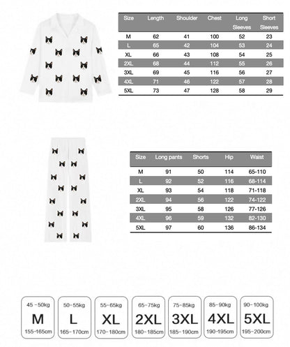 Plus size milk silk pajamas Relaxed fit luxury PJs