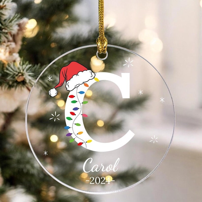 Personalized Acrylic Ornament with Photo