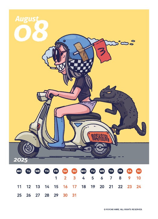 Therapy dog awareness calendar