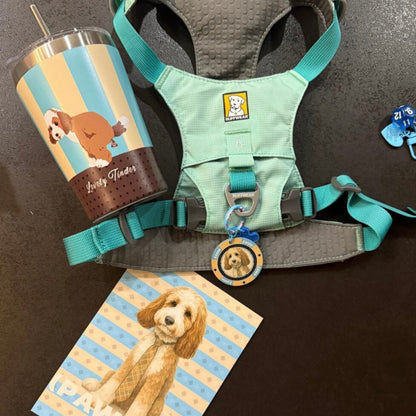 cute custom Pet Face Print on Cup 300ml