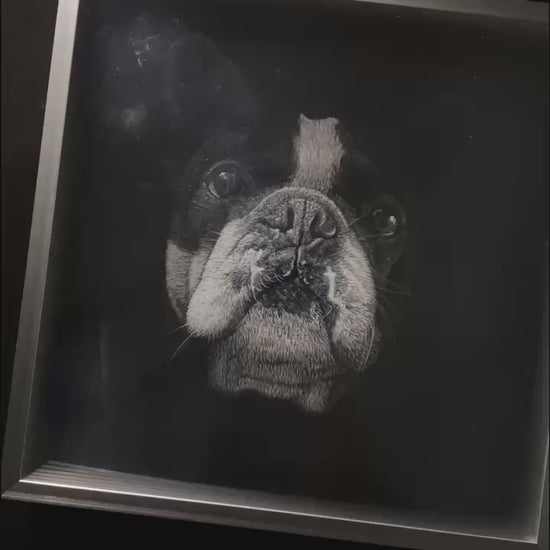 Acrylic pet memorial art
Pet lover custom artwork