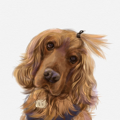 Semi-realistic pet artist