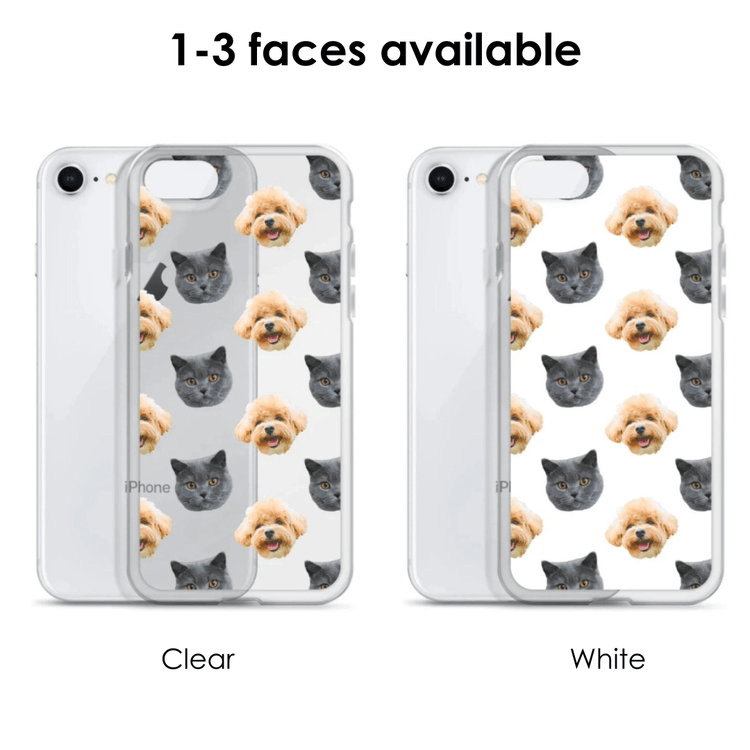 Custom Face Pattern Phone Case - Petomise NZ