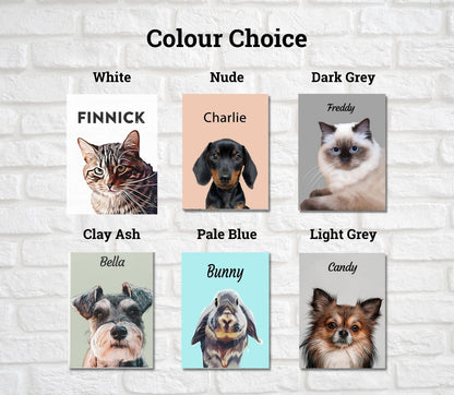 Custom Pet Portrait Art - Contemporary Style - Petomise NZ