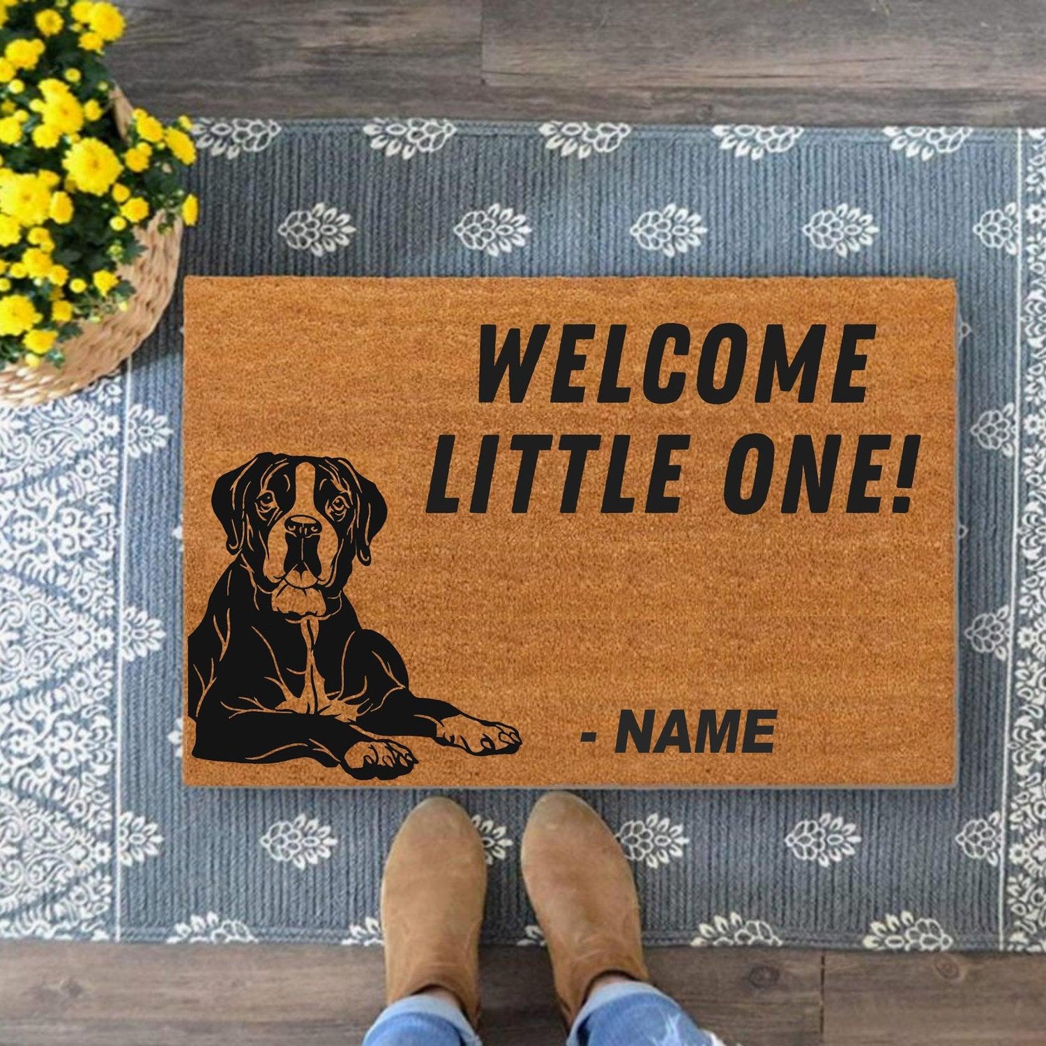 Custom Pet Photo Coir Doormat - Petomise NZ