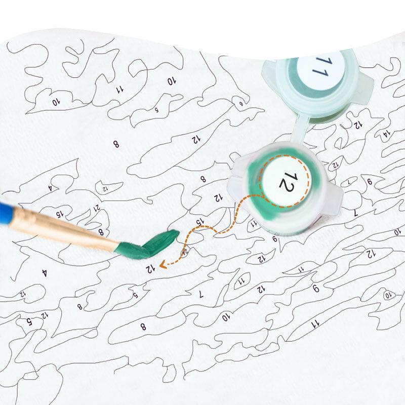 Custom Paint by Numbers Pet Portrait Kit - Petomise NZ