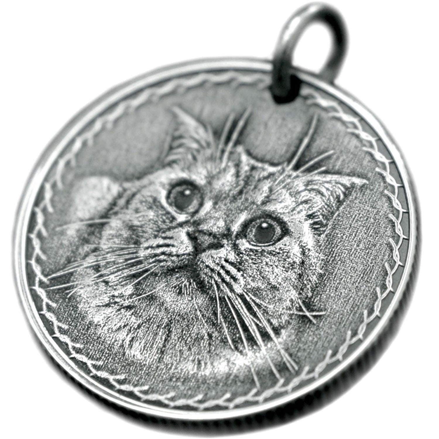 Custom Memorial Engraved Coin Necklace - Customised with Photos - Petomise NZ