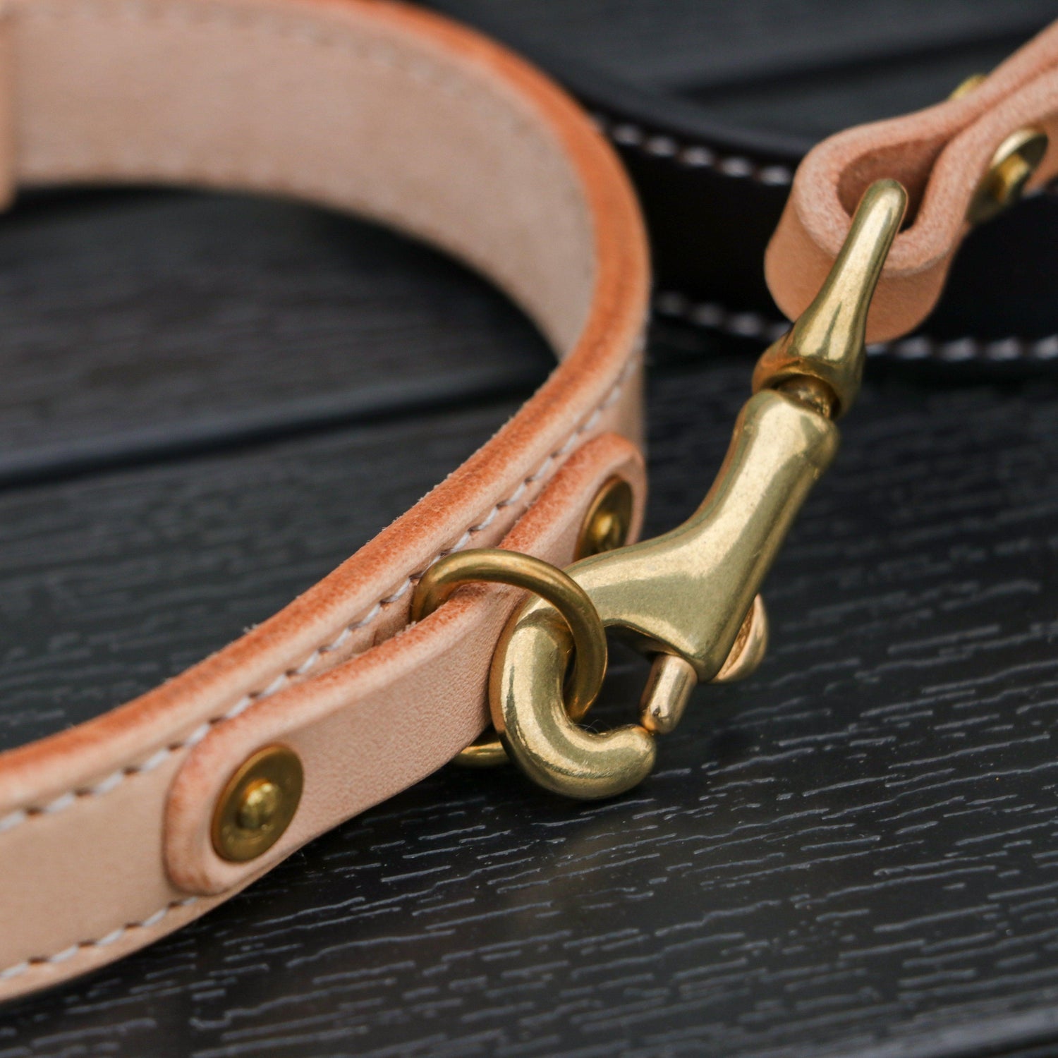 Custom Dog/Cat Genuine Leather Collar & Tag - Petomise NZ