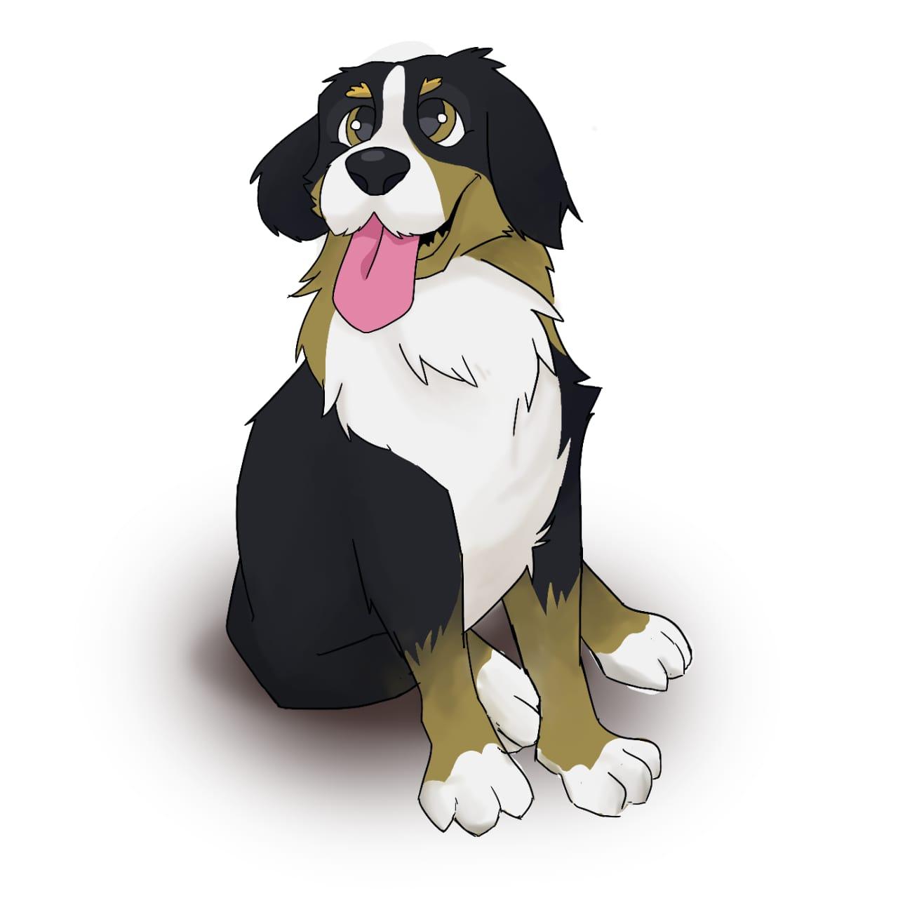 Custom Pet Portrait (Digital Download) - Disney Style - Petomise NZ