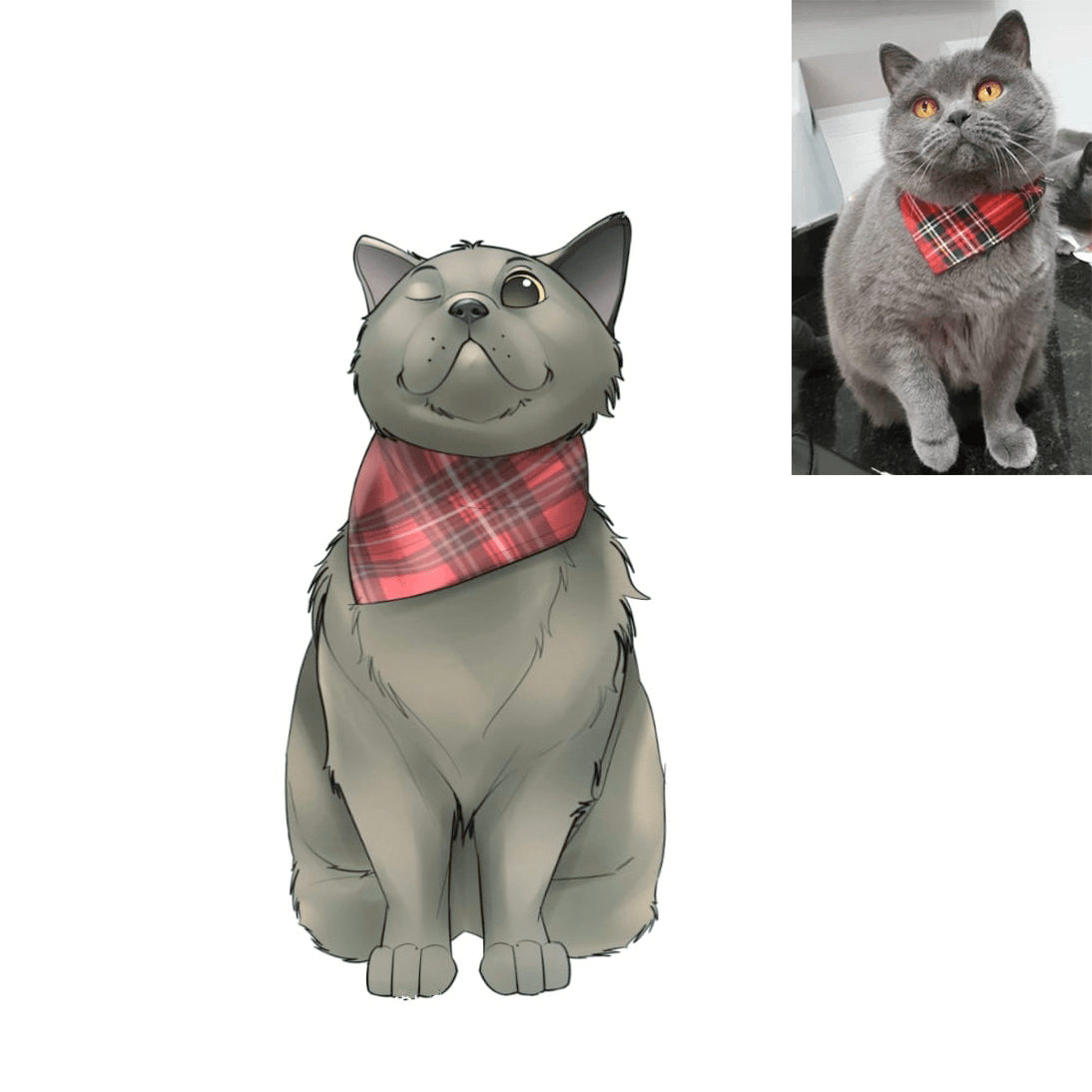 Custom Pet Portrait (Digital Download) - Disney Style - Petomise NZ