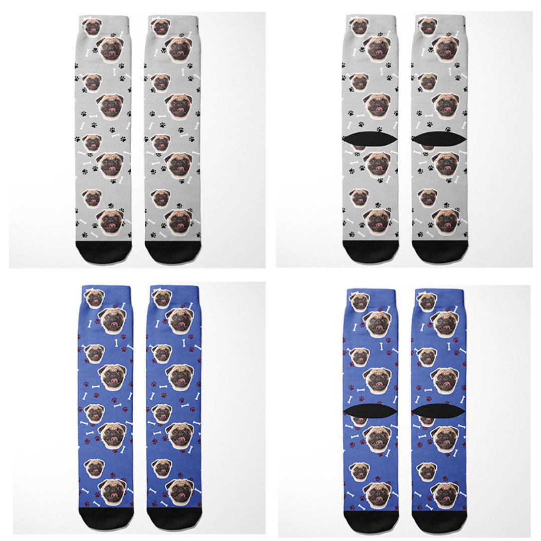 Custom Pet Face Socks - Petomise NZ