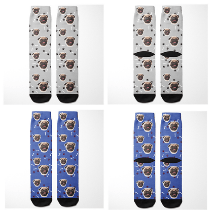 Custom Pet Face Socks - Petomise NZ