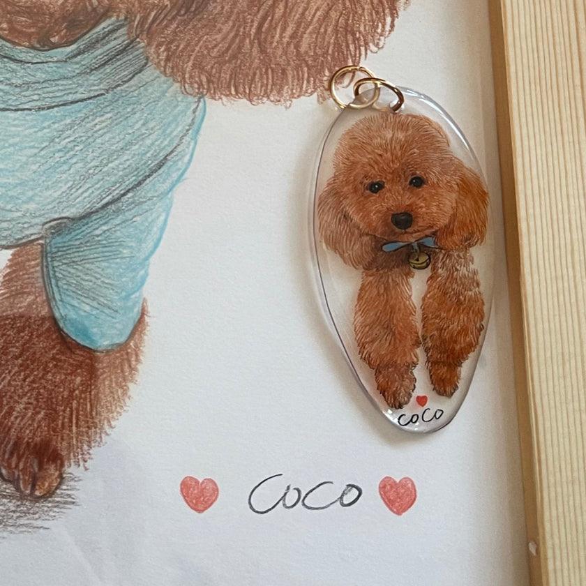 Personalised Photo Sketch Acrylic Keychain - Petomise NZ