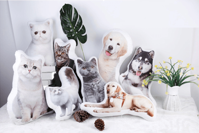 Custom Pet Cushion 3D - Personalised with Photos - Petomise NZ