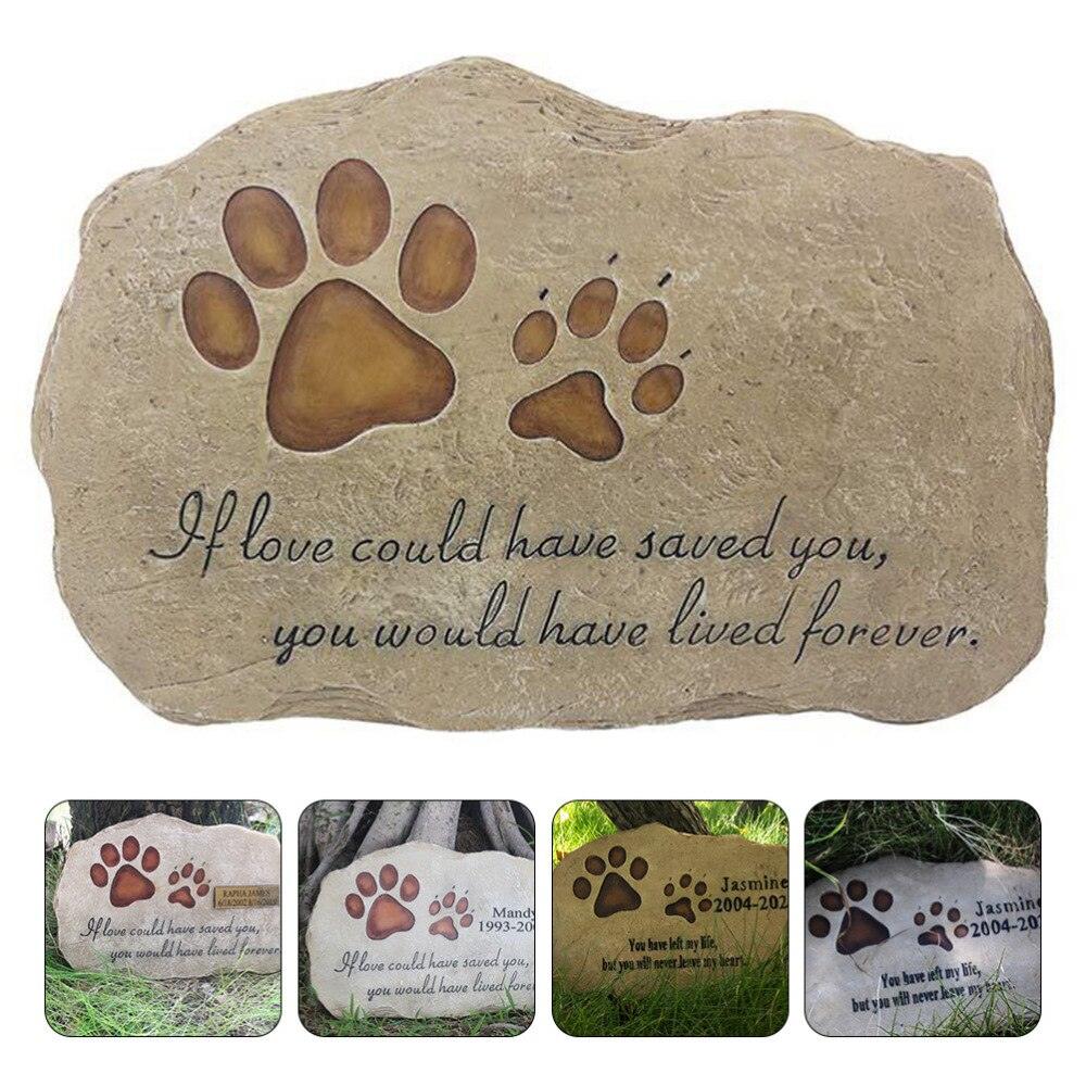Custom Engraved Memorial Pet Tombstone /Plaque - Petomise NZ