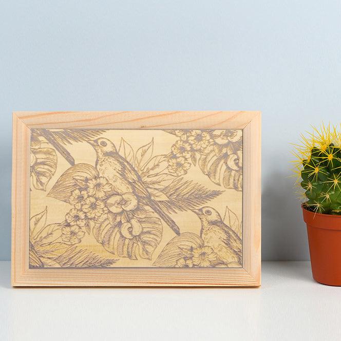 Custom Engraved Wood Pet Portrait - Custom with Photos - Petomise NZ