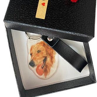 Personalised Photo Sketch Acrylic Keychain - Petomise NZ