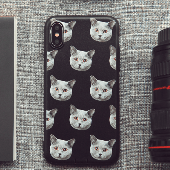 Custom Face Pattern Phone Case - Petomise NZ