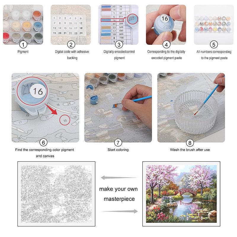 Custom Paint by Number Kits  Needlework Kits – Adult Paint By Numbers