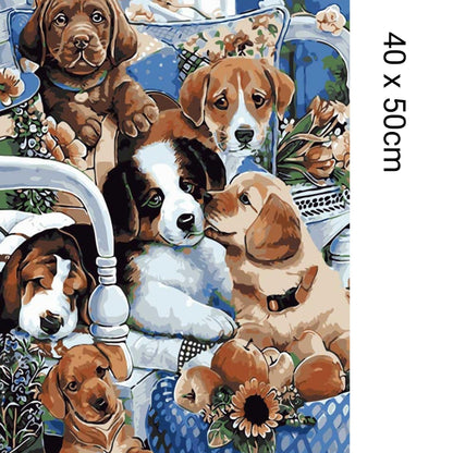 Custom Paint by Numbers Pet Portrait Kit - Petomise NZ