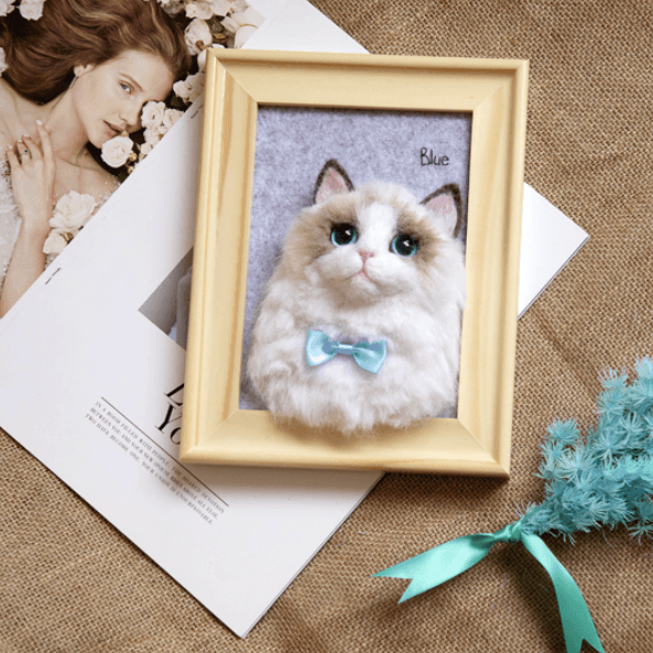 Handcrafted Felted Wool 3D Painting - Customise with Photos - Petomise NZ