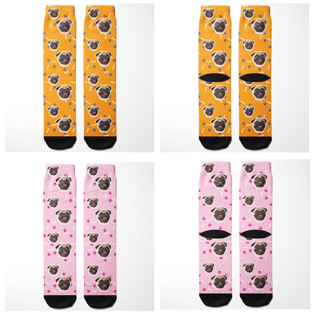 Custom Pet Face Socks - Petomise NZ