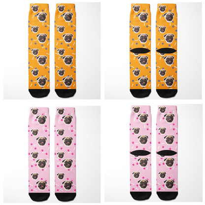 Custom Pet Face Socks - Petomise NZ