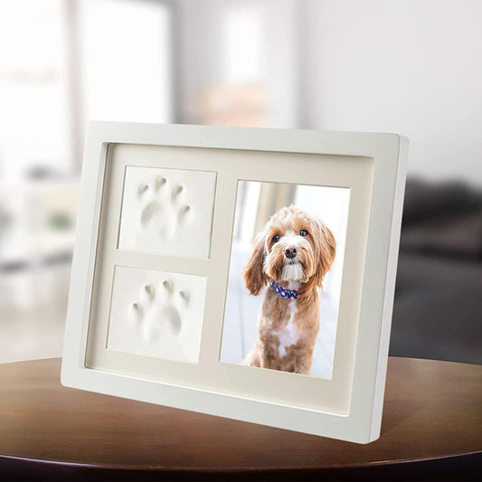 Pet Paw Prints Keepsake Photo Frame - Petomise NZ