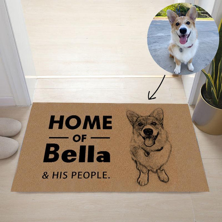 Custom dog outlet doormat