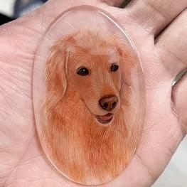 Personalised Photo Sketch Acrylic Keychain - Petomise NZ