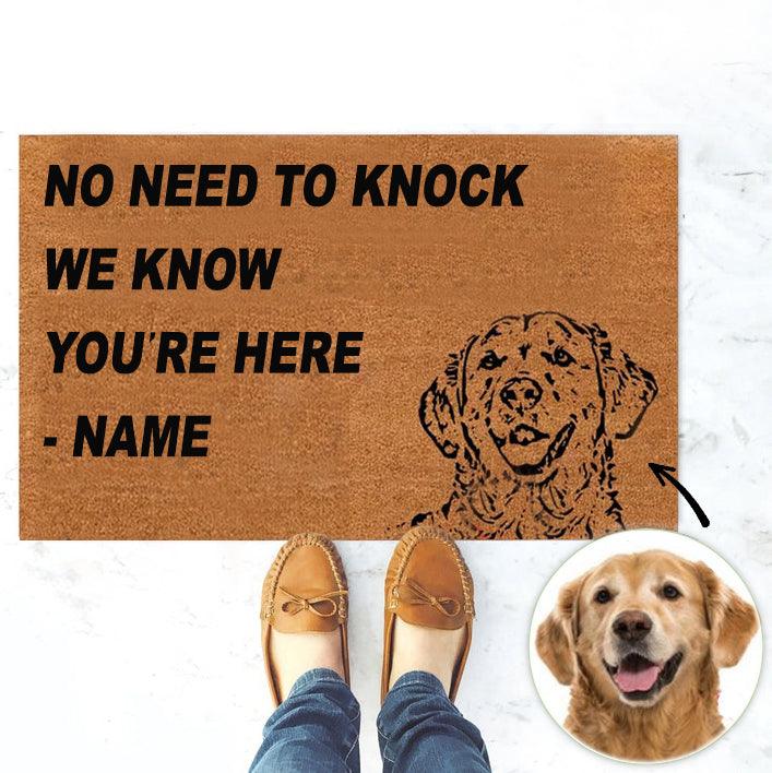 Custom Pet Photo Coir Doormat - Petomise NZ