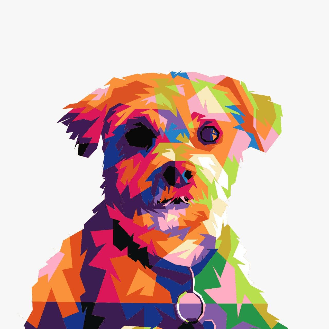 Custom Pet Portrait - Pop Art - Petomise NZ Personalized pet pop art