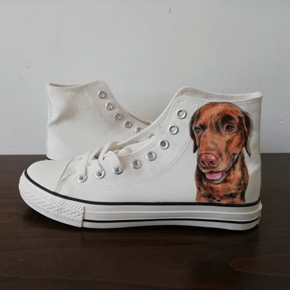 Sneakers with pet's face painted Best gifts for sneakerheads