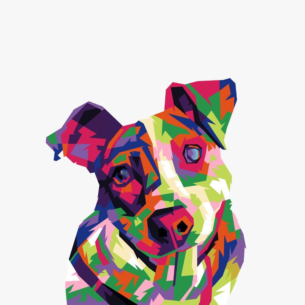 Custom Pet Portrait - Pop Art - Petomise NZ unique pop art gift for dog lovers