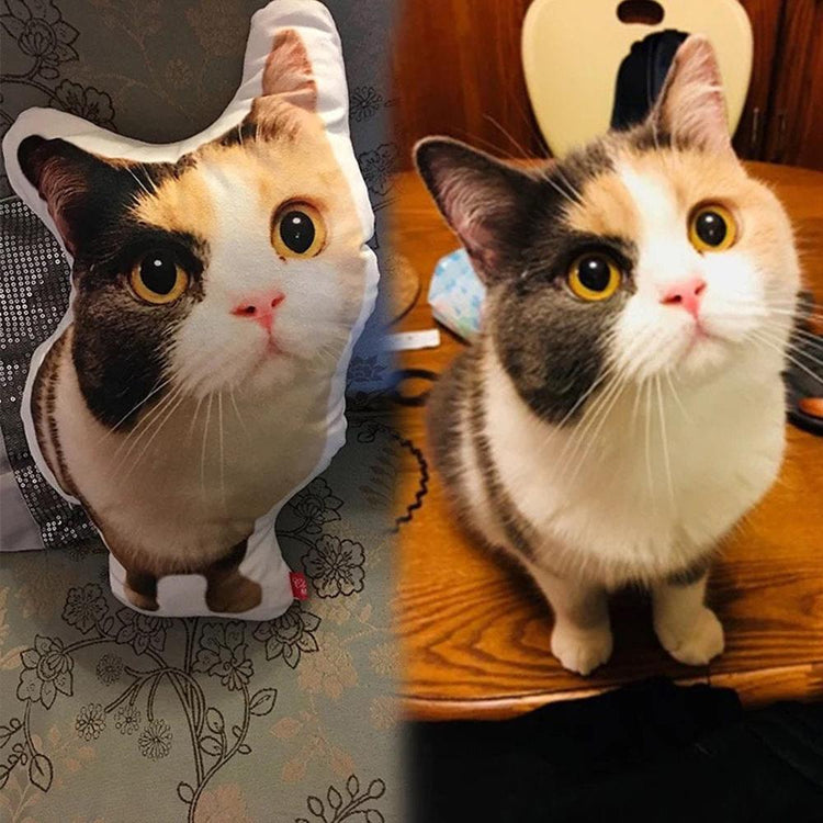 Custom Pet Cushion 3D - Personalised with Photos - Petomise NZ