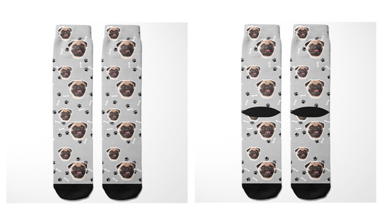 Custom Pet Face Socks - Petomise NZ